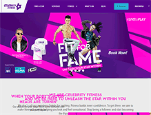 Tablet Screenshot of celebrityfitness.com